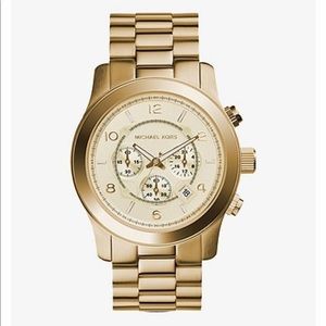 Michael Kors Runway Stainless Steel Watch (gold)